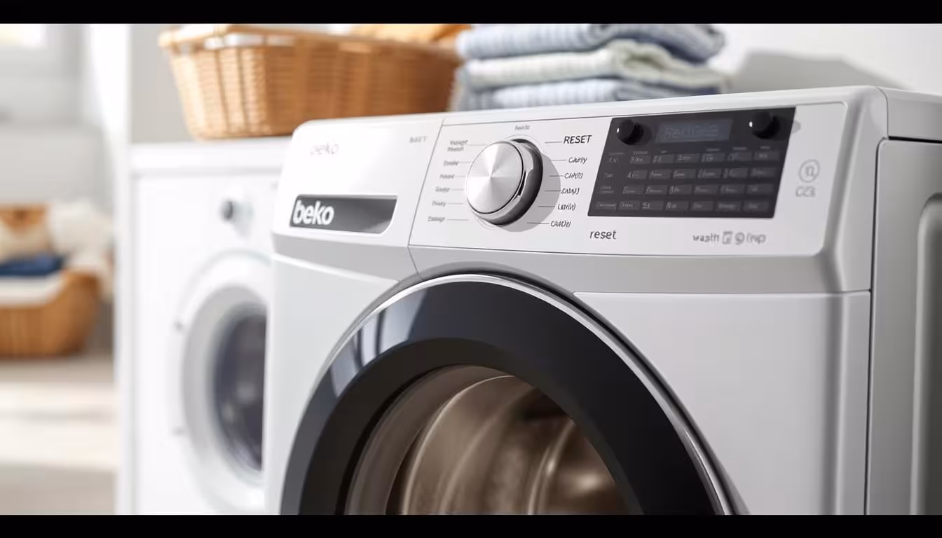 Jak zresetować pralkę Beko?