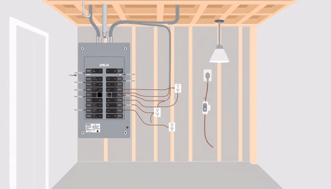 Najprostszy schemat domowej instalacji elektrycznej