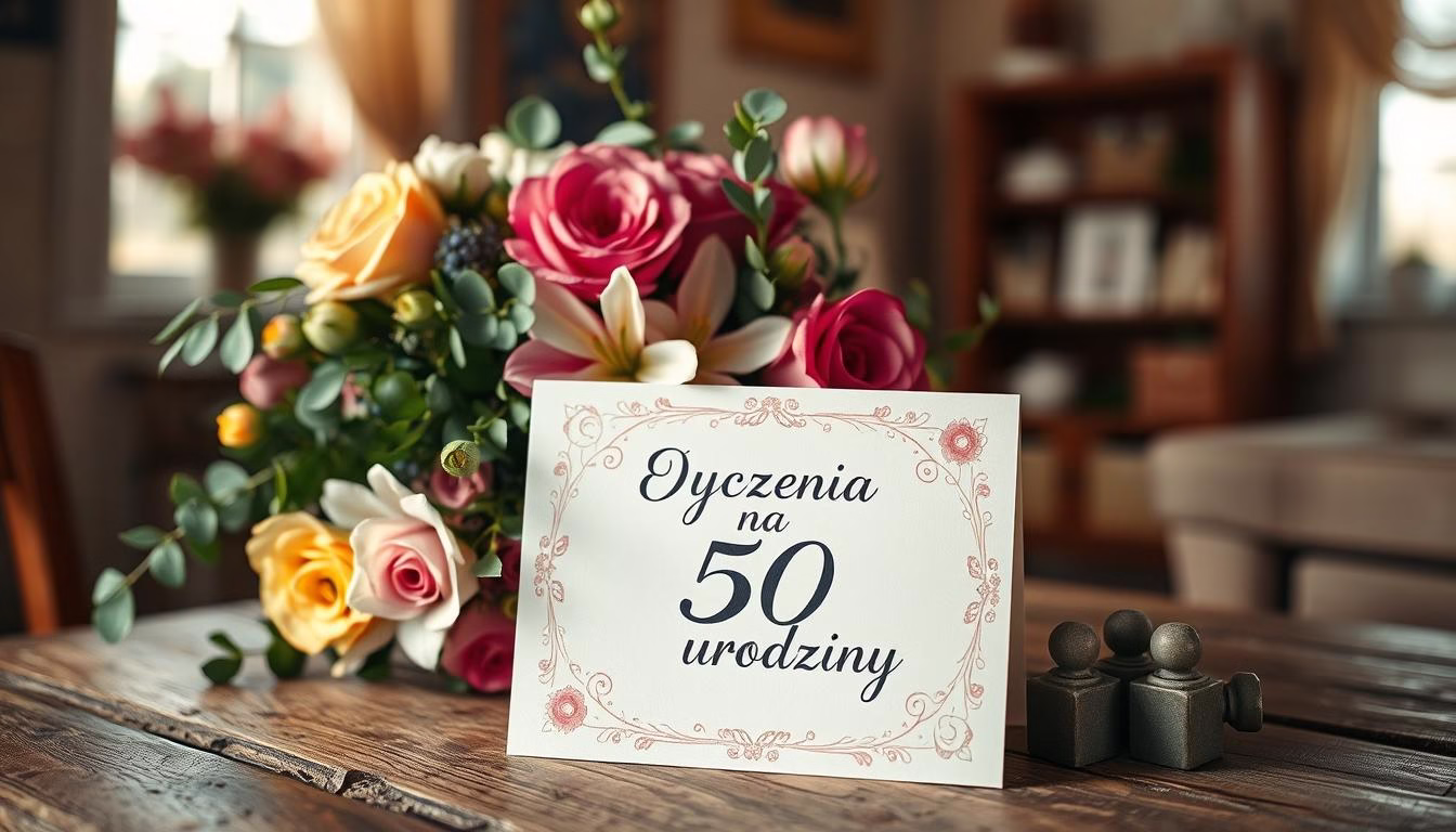 Życzenia na 50 urodziny: cytaty, wiersze, SMS-y