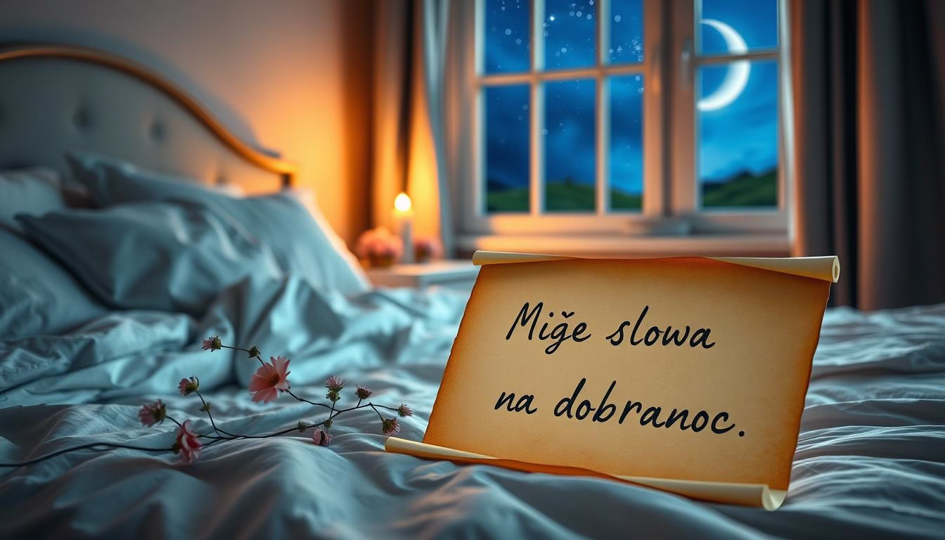 miłe słowa na dobranoc